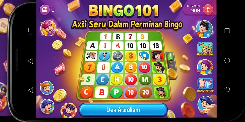 Screenshot gameplay BINGO101 menunjukkan aksi mendebarkan dengan banyak pemain.