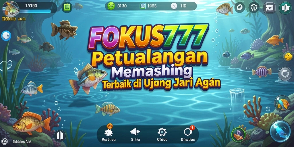 Tampilan gameplay FOKUS777 dengan aksi memancing yang seru.