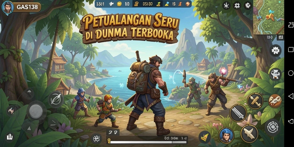 Tangkapan layar utama GAS138 menunjukkan gameplay menarik dalam dunia terbuka.
