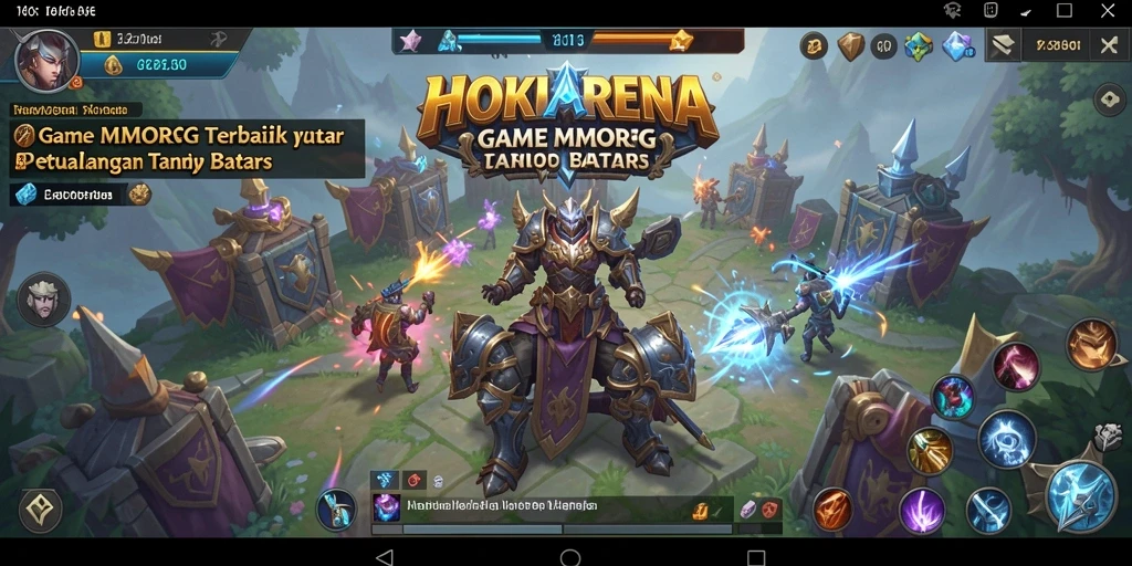 Tangkapan layar HOKIARENA menampilkan aksi petualangan yang mendebarkan.