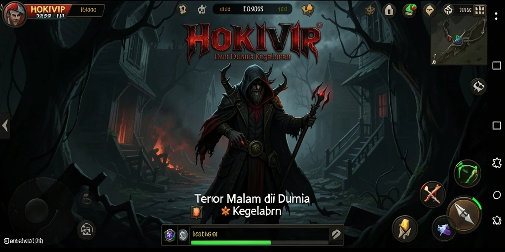 Tangkapan layar HOKIVIP menghadirkan momen mencekam dari gameplay yang menakutkan.