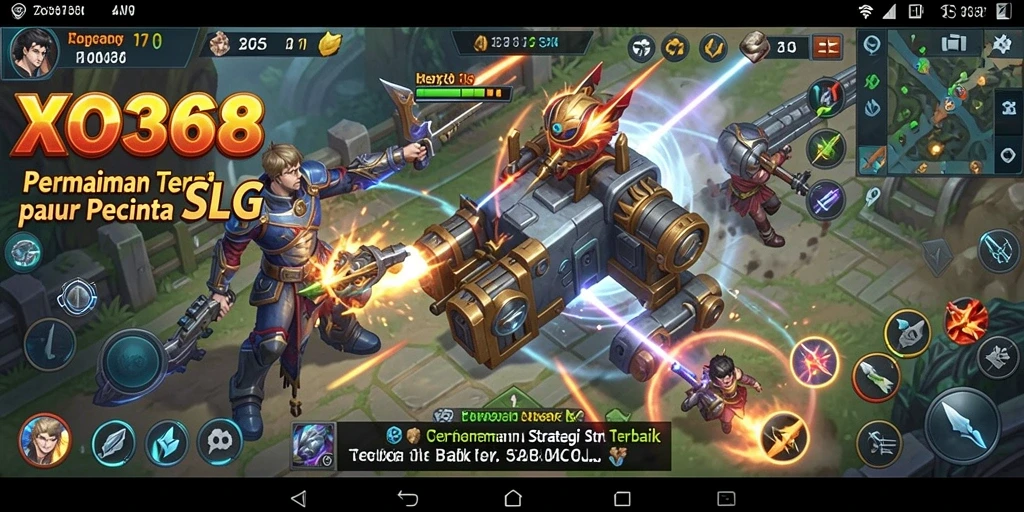 Tampilan menarik dari gameplay <strong>XO368</strong> dengan strategi SLG yang mendebarkan.